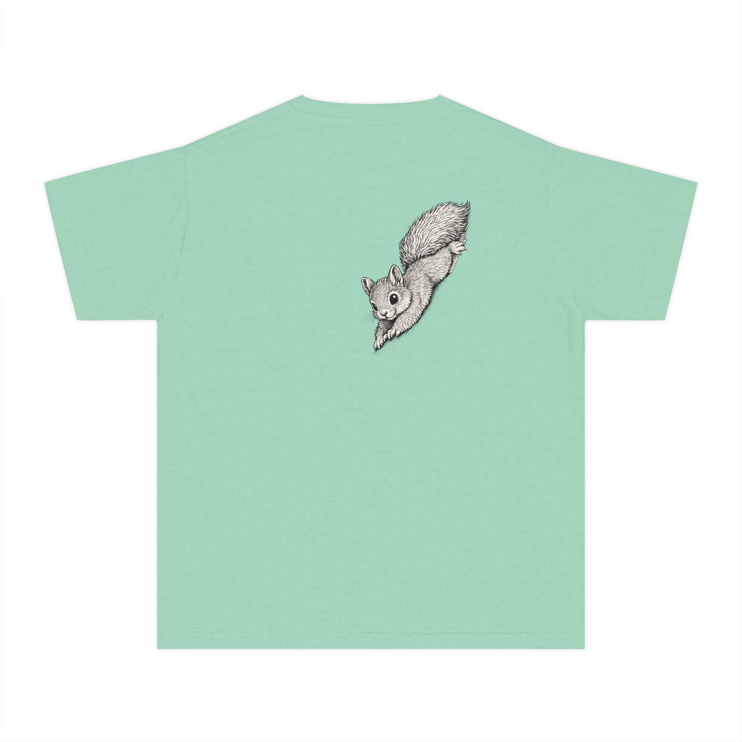 Youth Tee — Cute Hand-Drawn Squirrel Graphic Shirt