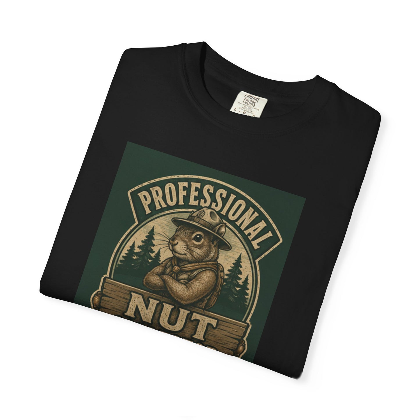 T-Shirt — "Professional Nut Collector" Vintage Squirrel Graphic