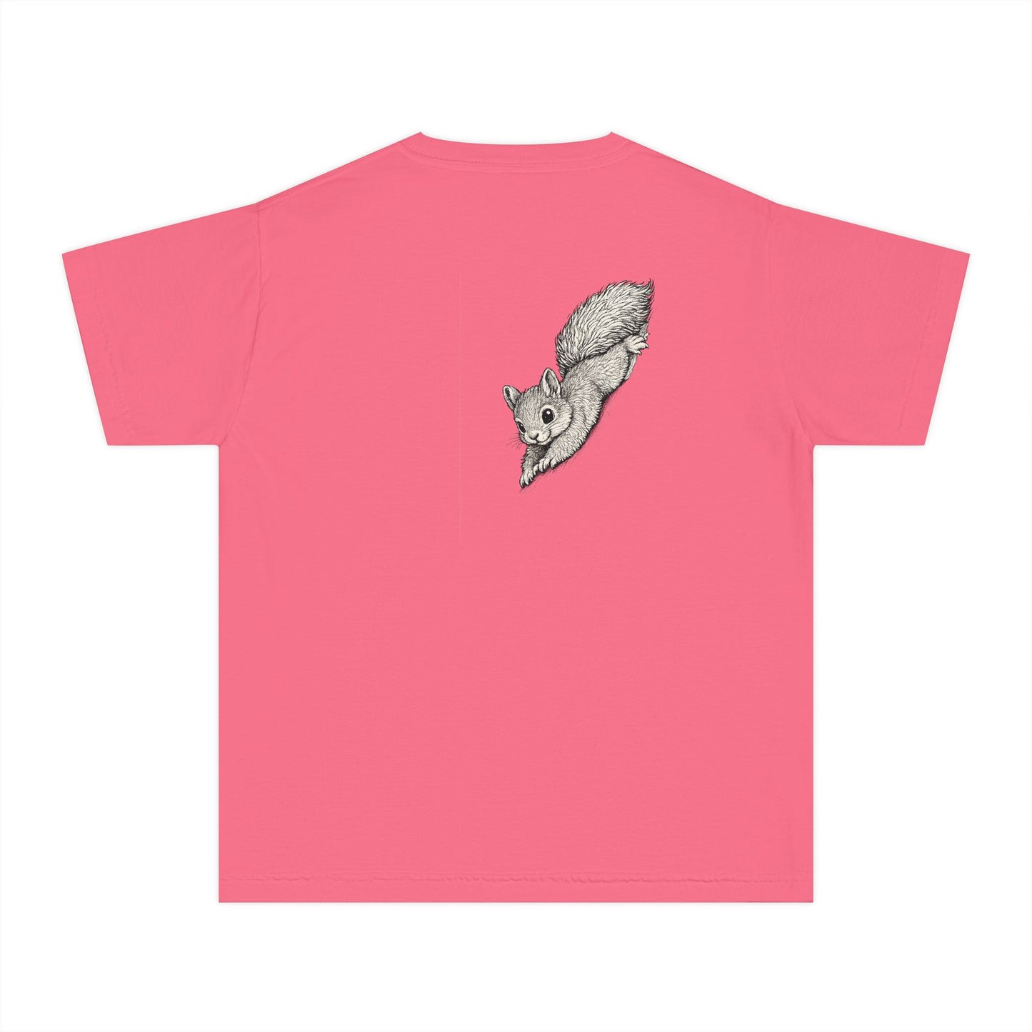 Youth Tee — Cute Hand-Drawn Squirrel Graphic Shirt