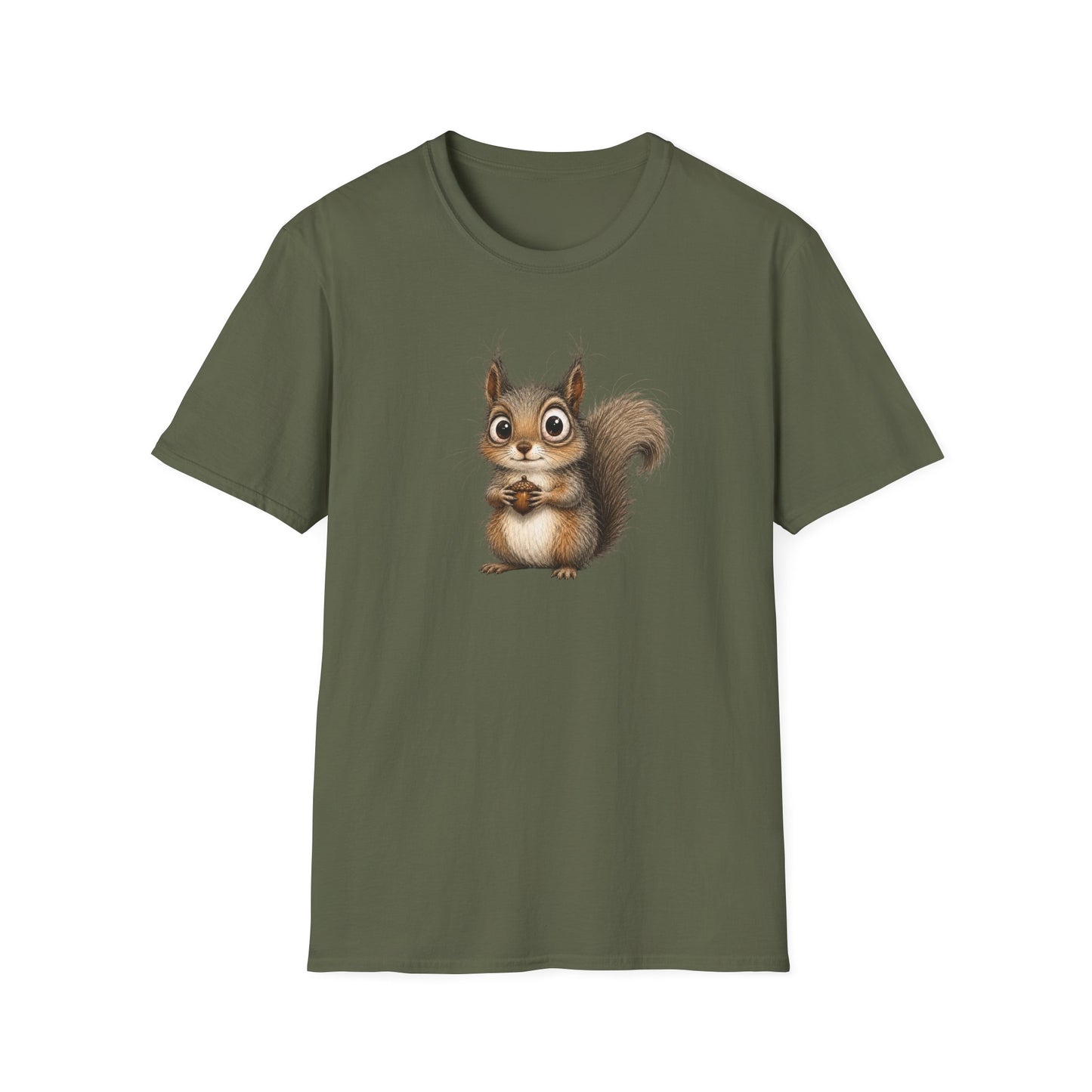 Cute Squirrel Graphic T-Shirt — Adorable Woodland Animal Tee