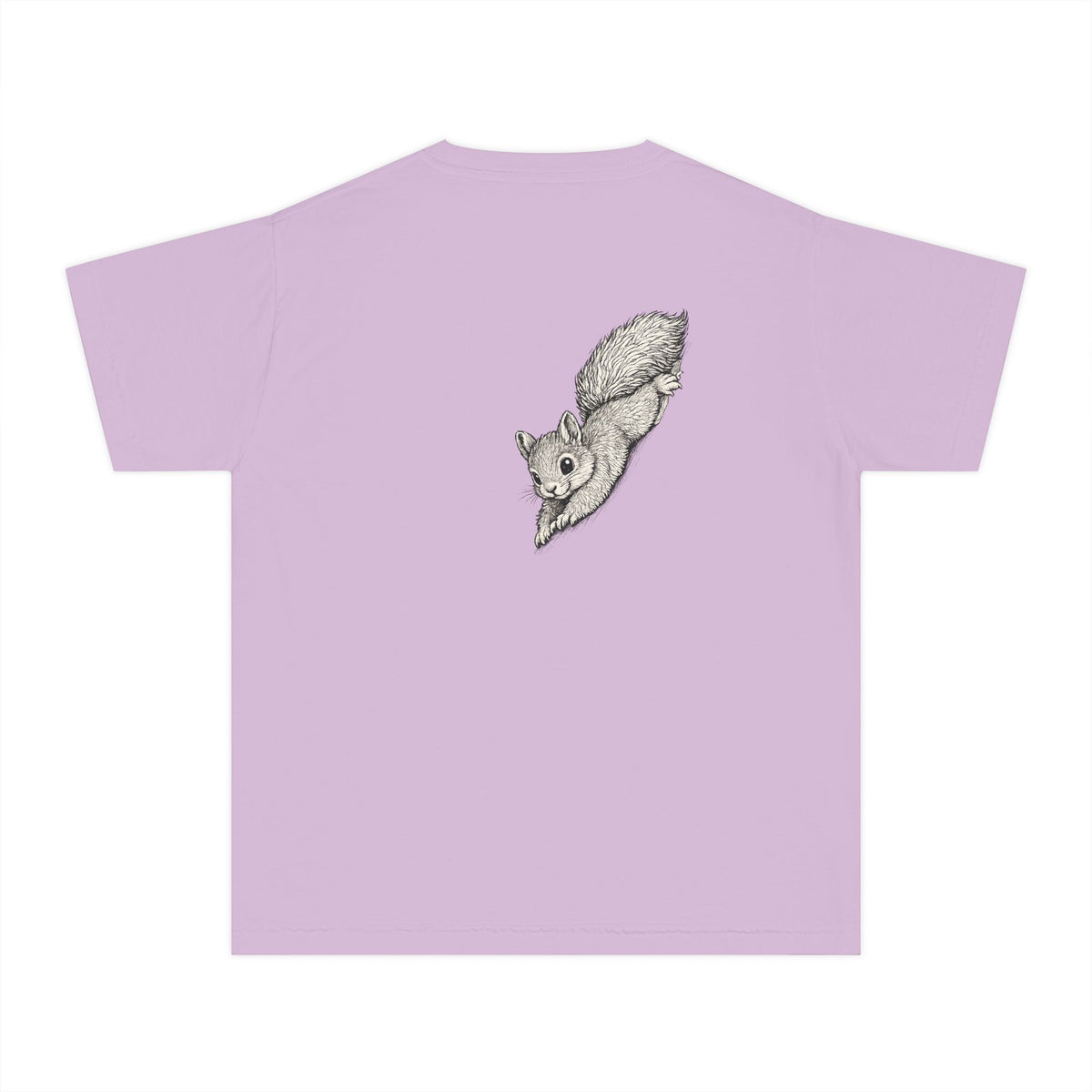 Youth Tee — Cute Hand-Drawn Squirrel Graphic Shirt