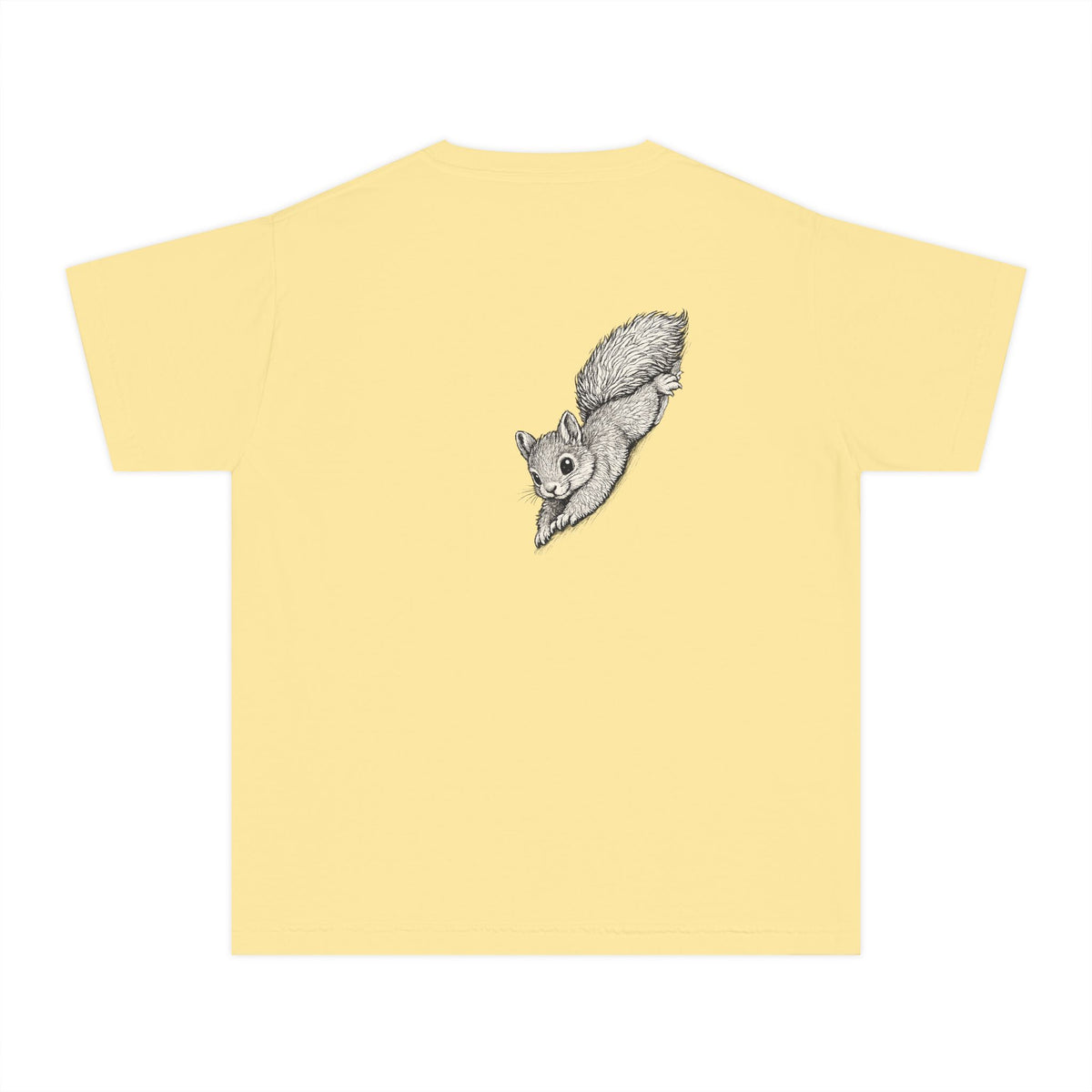 Youth Tee — Cute Hand-Drawn Squirrel Graphic Shirt
