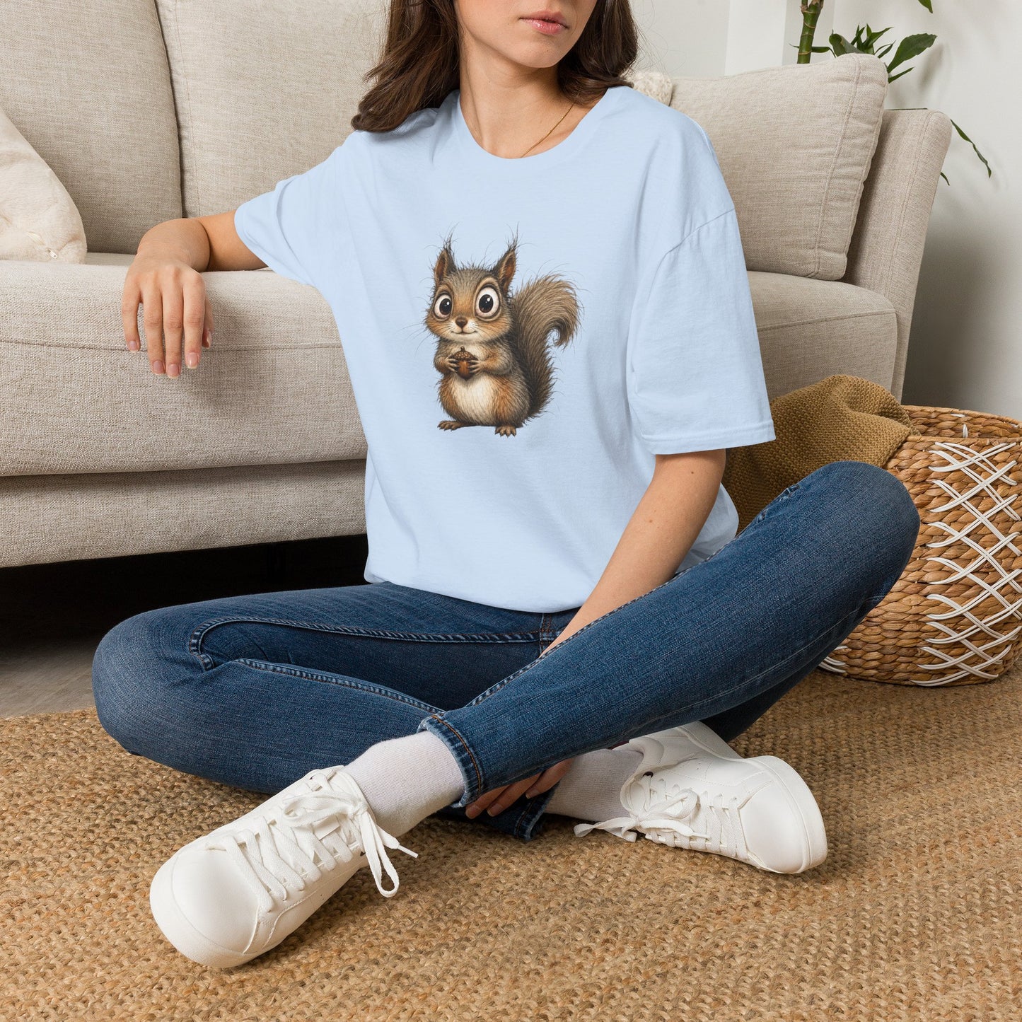 Cute Squirrel Graphic T-Shirt — Adorable Woodland Animal Tee