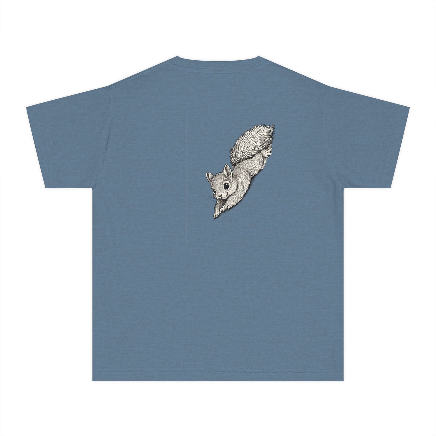 Youth Tee — Cute Hand-Drawn Squirrel Graphic Shirt