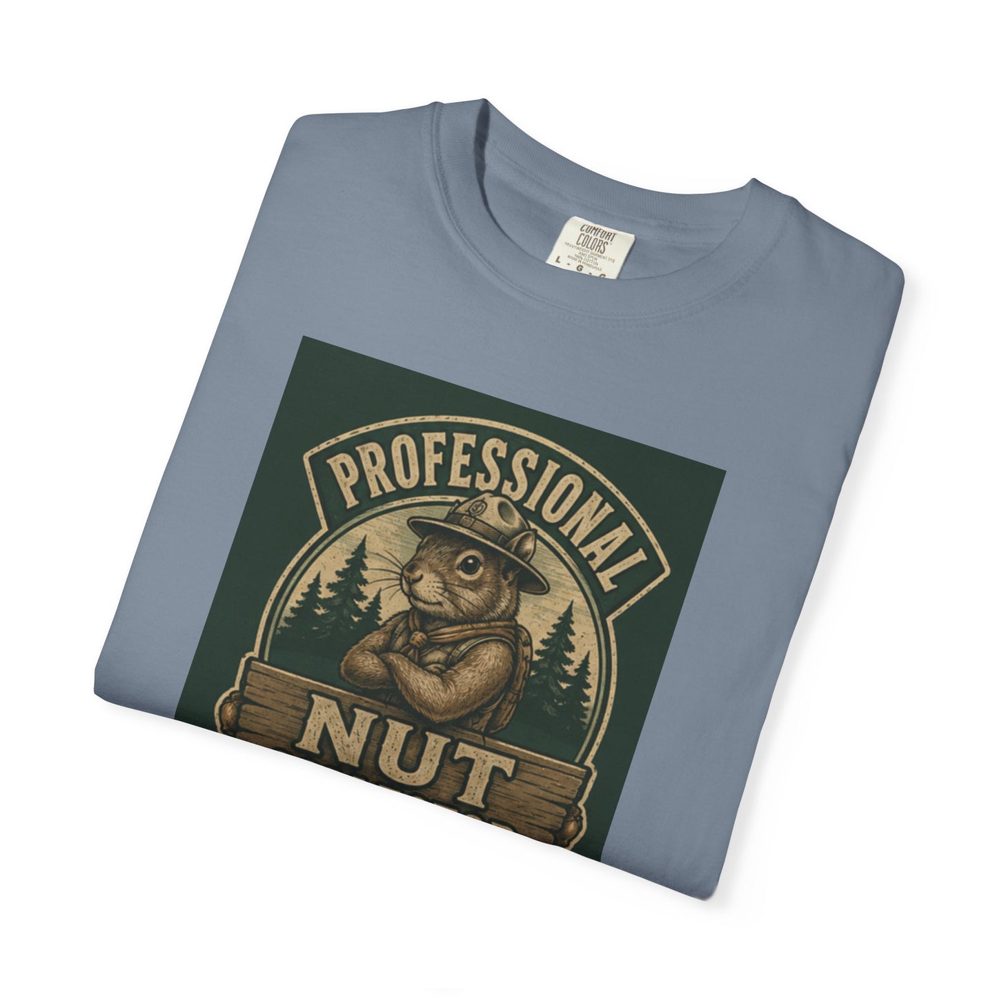 T-Shirt — "Professional Nut Collector" Vintage Squirrel Graphic