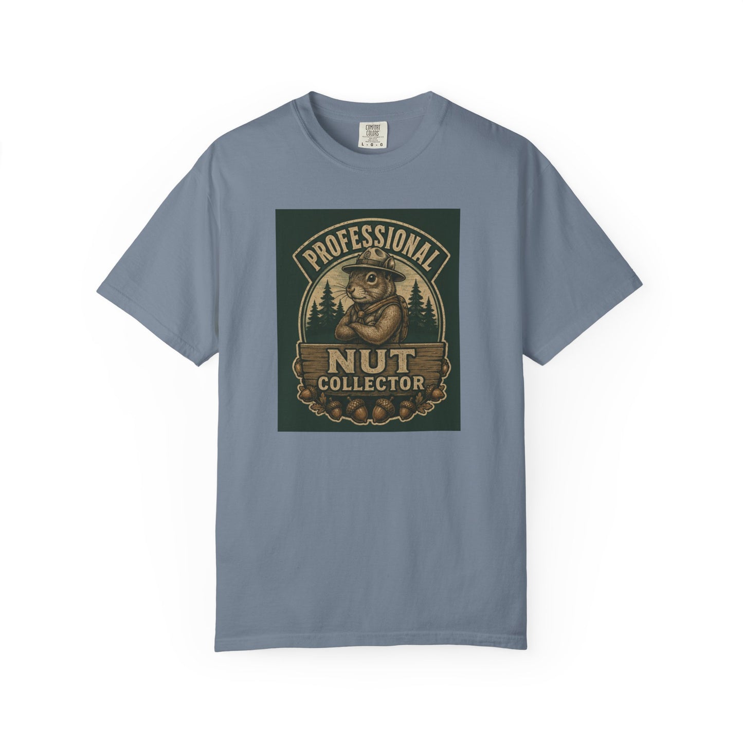 T-Shirt — "Professional Nut Collector" Vintage Squirrel Graphic