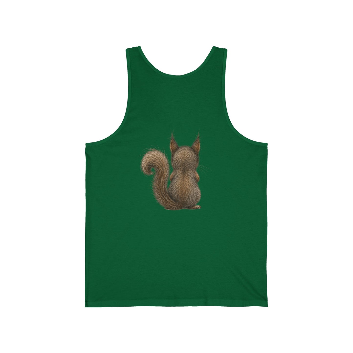 Cute Cartoon Squirrel Tank Top — Adorable Woodland Animal Graphic Tee