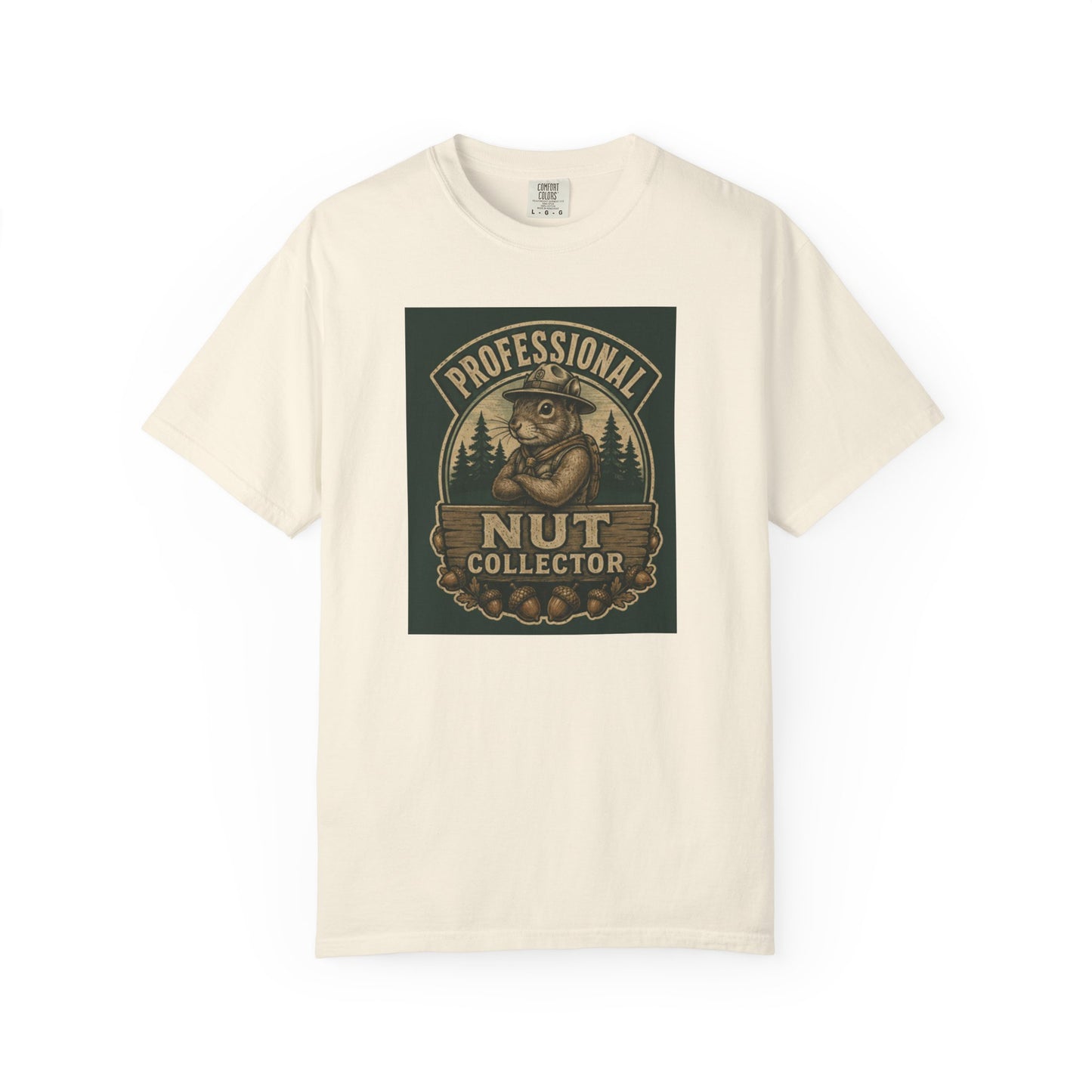 T-Shirt — "Professional Nut Collector" Vintage Squirrel Graphic