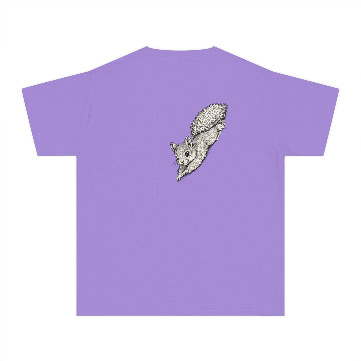 Youth Tee — Cute Hand-Drawn Squirrel Graphic Shirt