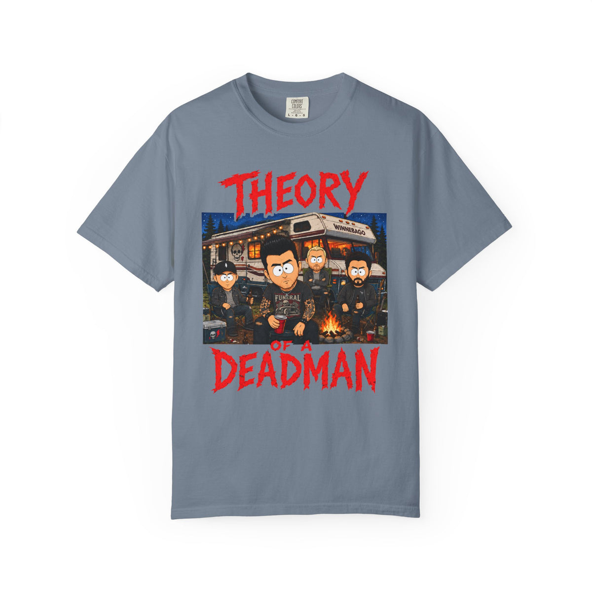 Theory of a Deadman Band Tee — Retro Concert Graphic T-Shirt