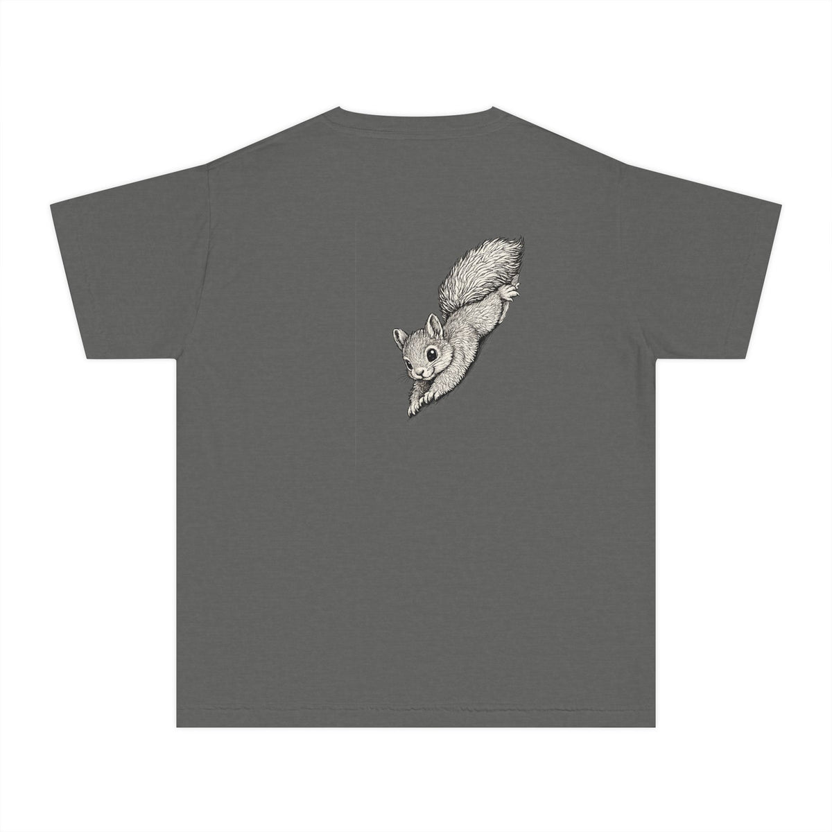 Youth Tee — Cute Hand-Drawn Squirrel Graphic Shirt