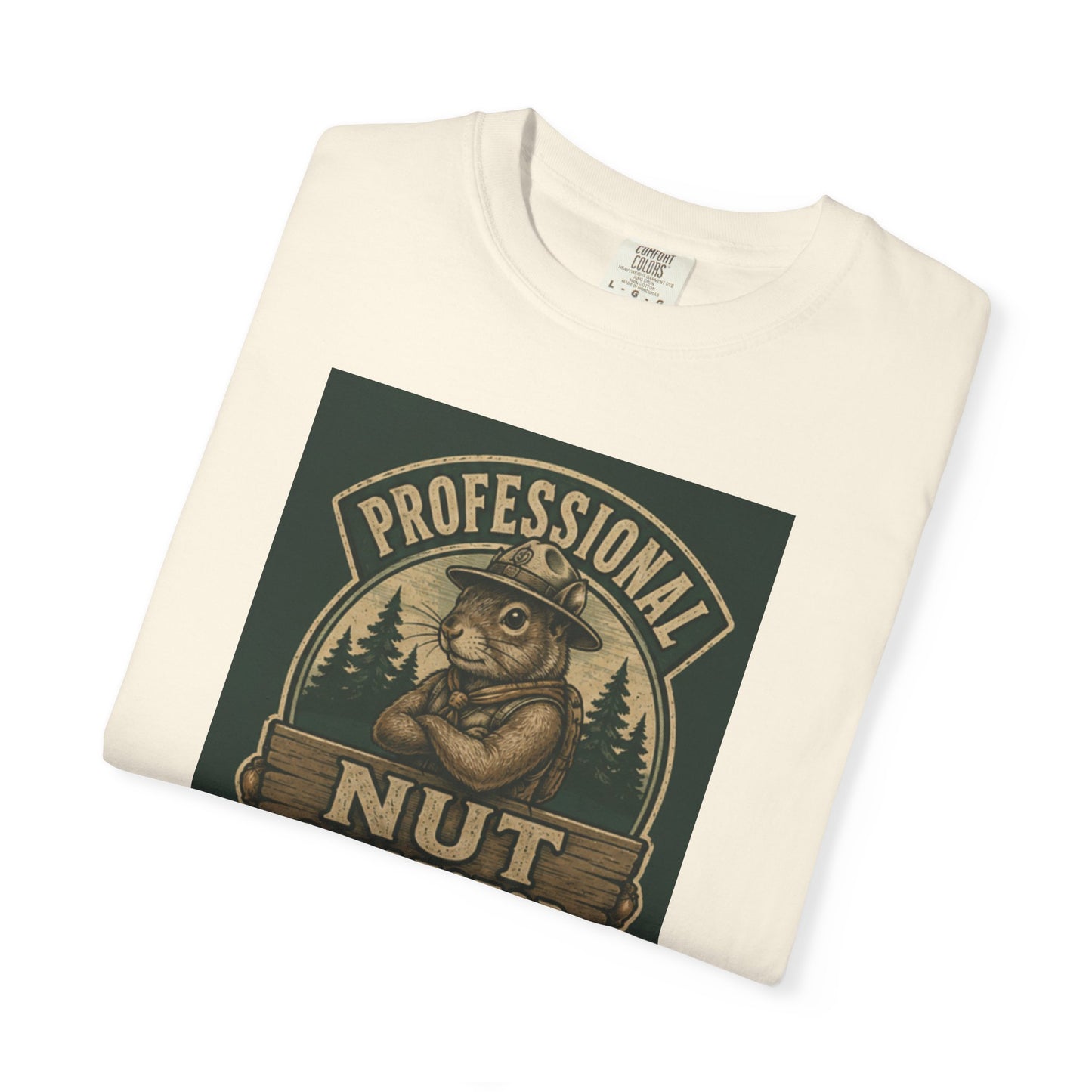 T-Shirt — "Professional Nut Collector" Vintage Squirrel Graphic