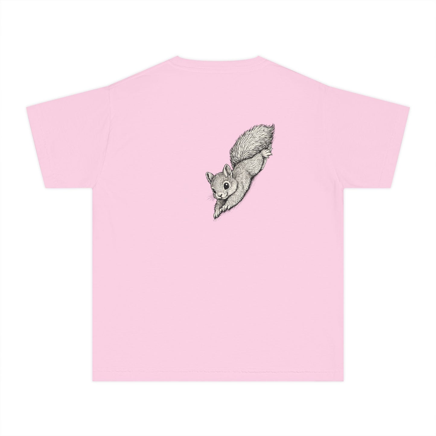 Youth Tee — Cute Hand-Drawn Squirrel Graphic Shirt