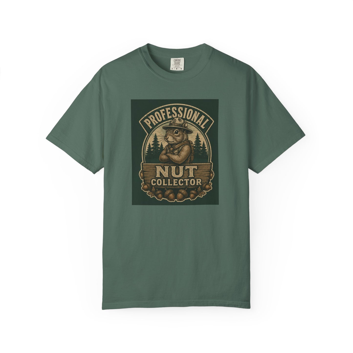 T-Shirt — "Professional Nut Collector" Vintage Squirrel Graphic