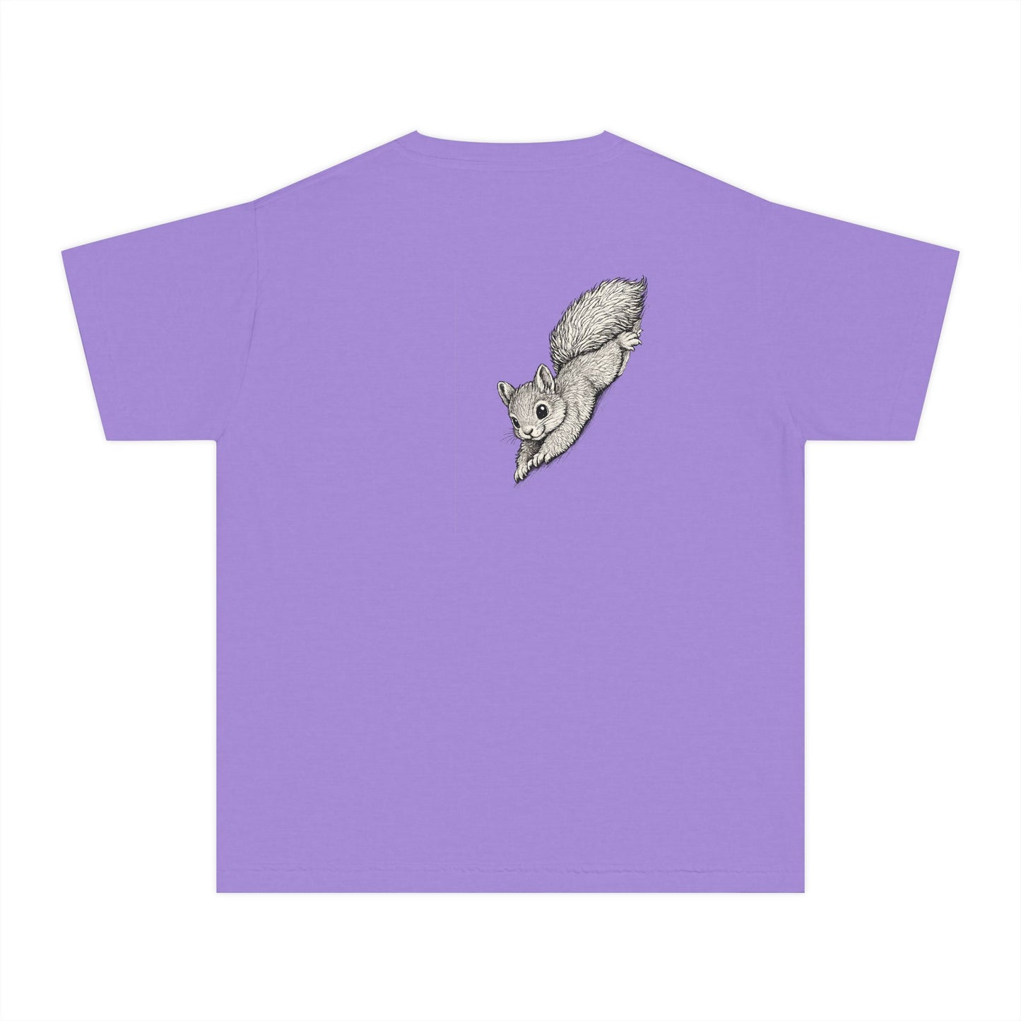 Youth Tee — Cute Hand-Drawn Squirrel Graphic Shirt