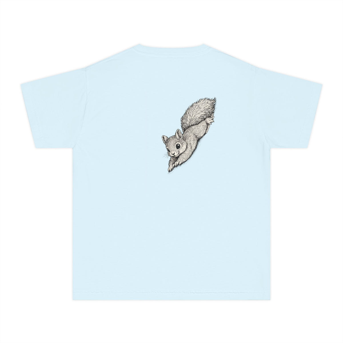 Youth Tee — Cute Hand-Drawn Squirrel Graphic Shirt