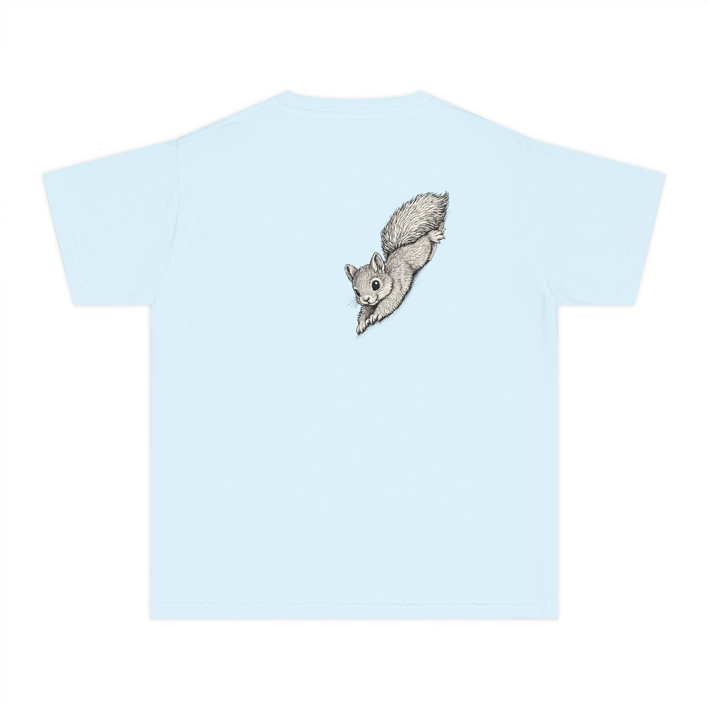 Youth Tee — Cute Hand-Drawn Squirrel Graphic Shirt