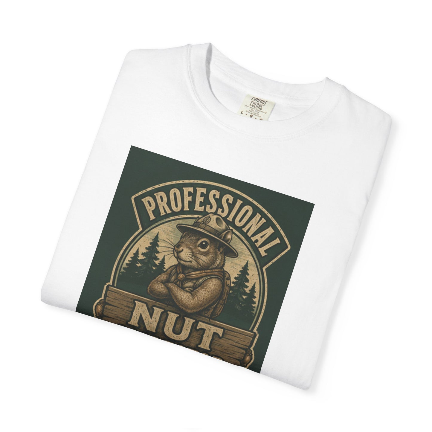 T-Shirt — "Professional Nut Collector" Vintage Squirrel Graphic