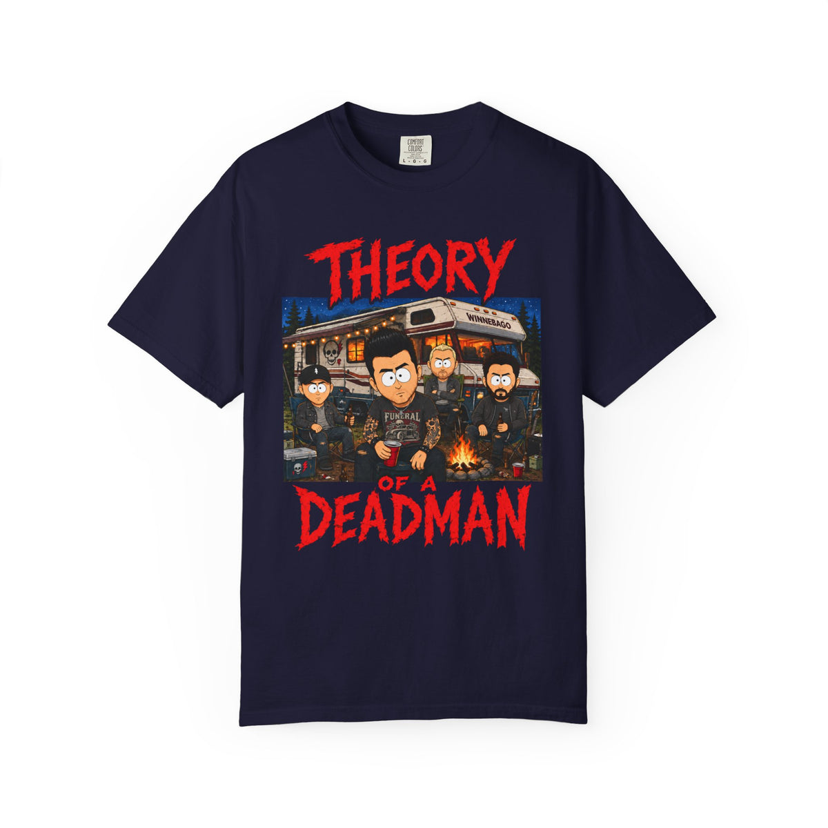 Theory of a Deadman Band Tee — Retro Concert Graphic T-Shirt