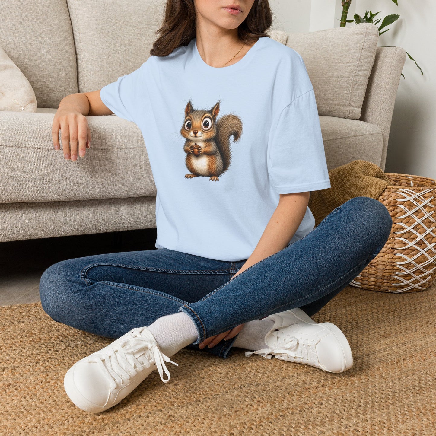 Cute Squirrel Graphic T-Shirt — Adorable Woodland Animal Tee