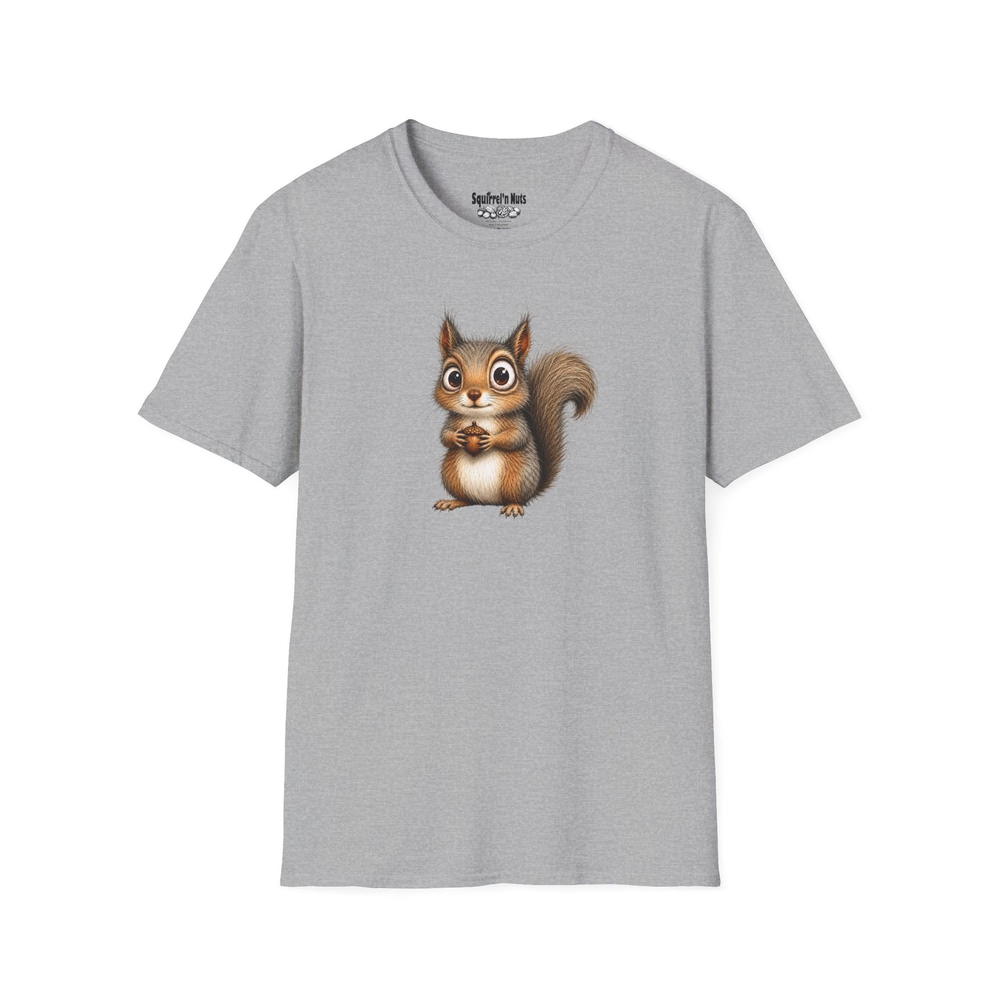 Cute Squirrel Graphic T-Shirt — Adorable Woodland Animal Tee