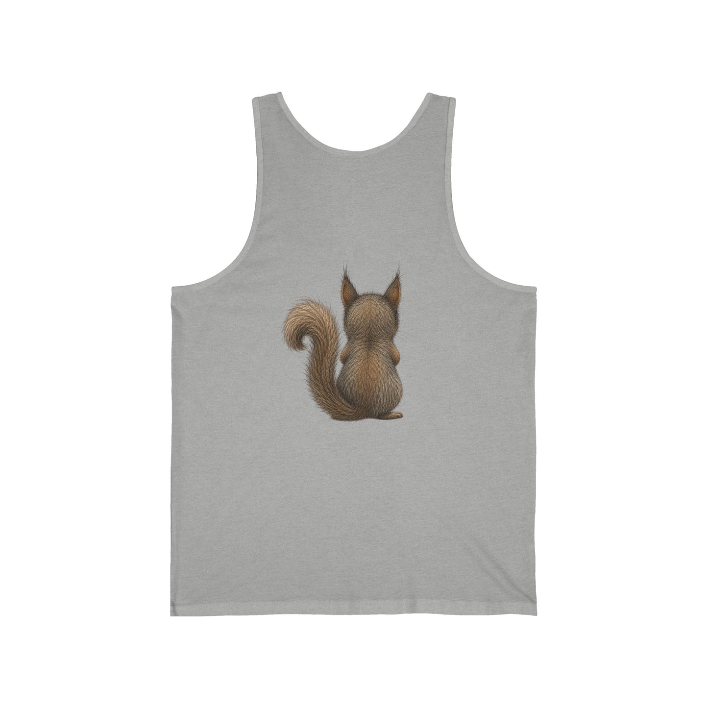 Cute Cartoon Squirrel Tank Top — Adorable Woodland Animal Graphic Tee