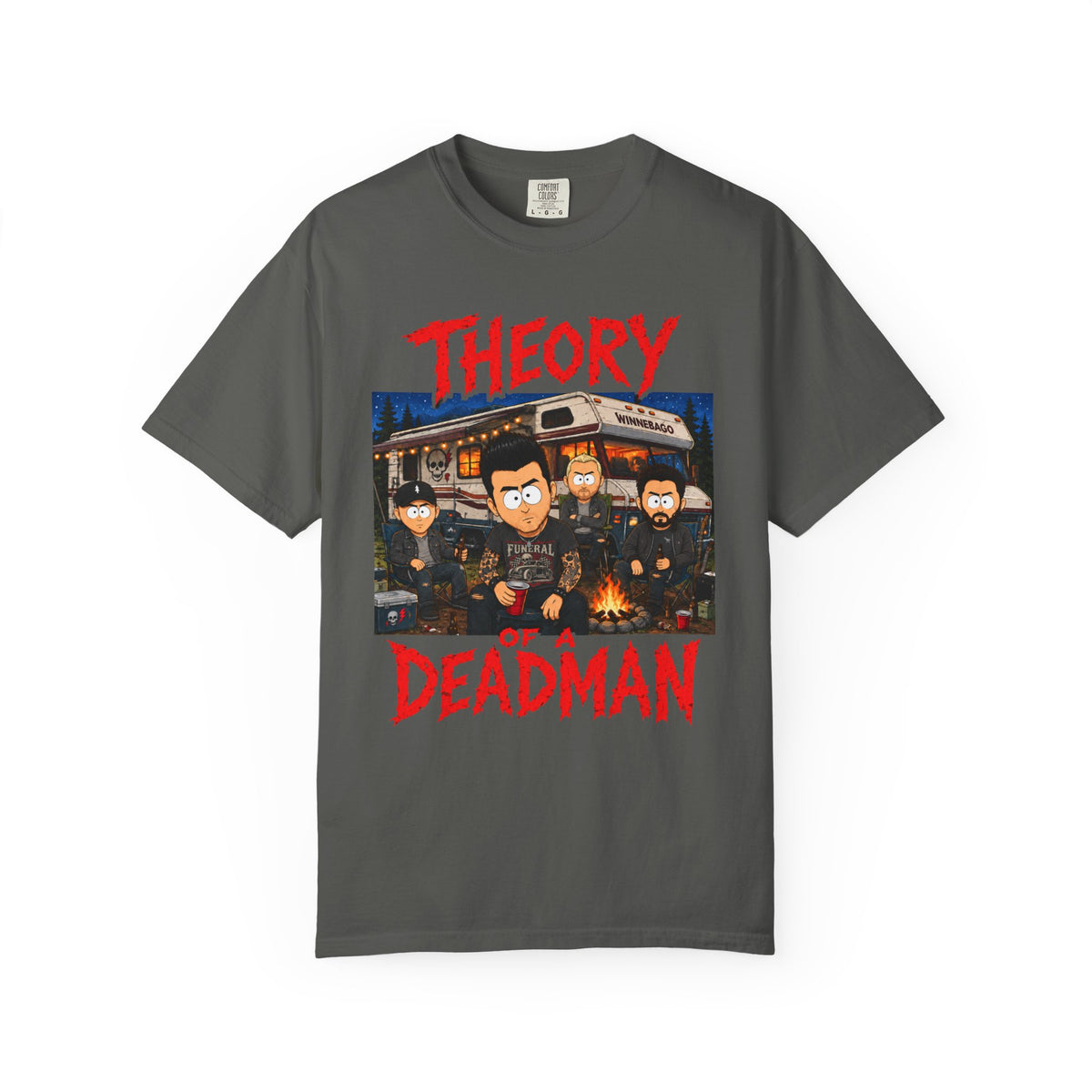 Theory of a Deadman Band Tee — Retro Concert Graphic T-Shirt