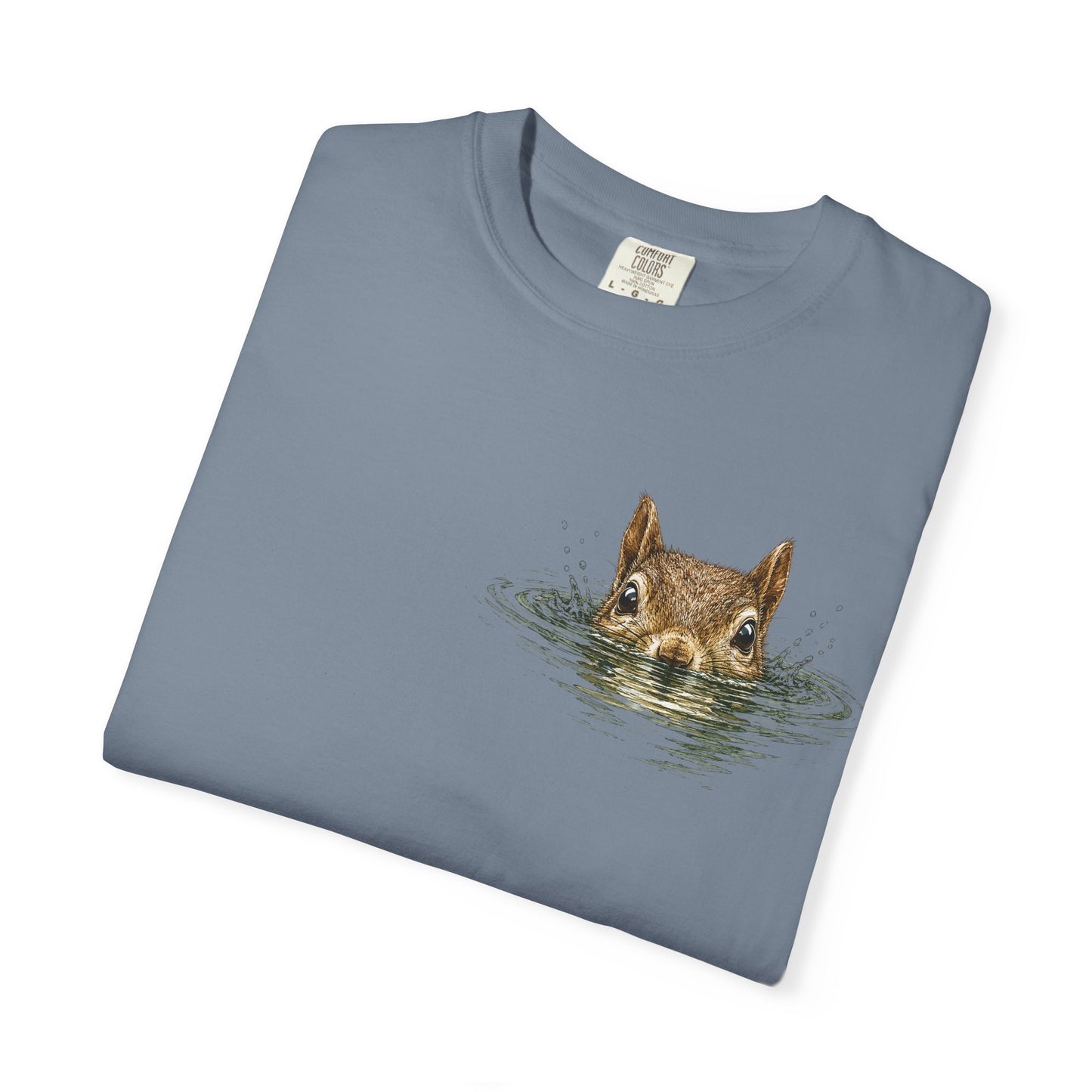 Squirrel Peek Graphic T-Shirt — Cute Woodland Animal Tee
