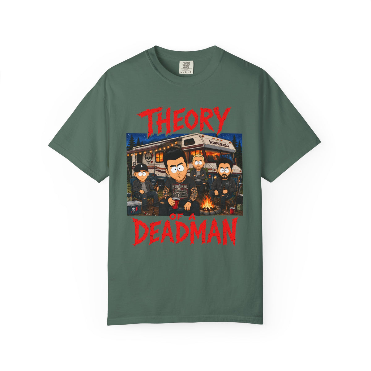Theory of a Deadman Band Tee — Retro Concert Graphic T-Shirt