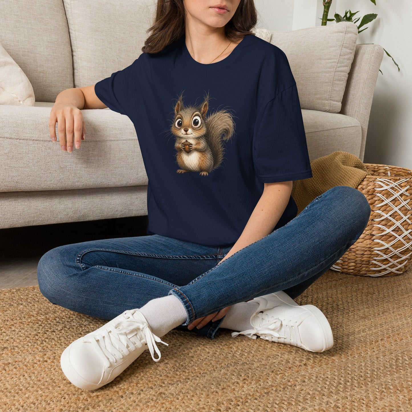 Cute Squirrel Graphic T-Shirt — Adorable Woodland Animal Tee