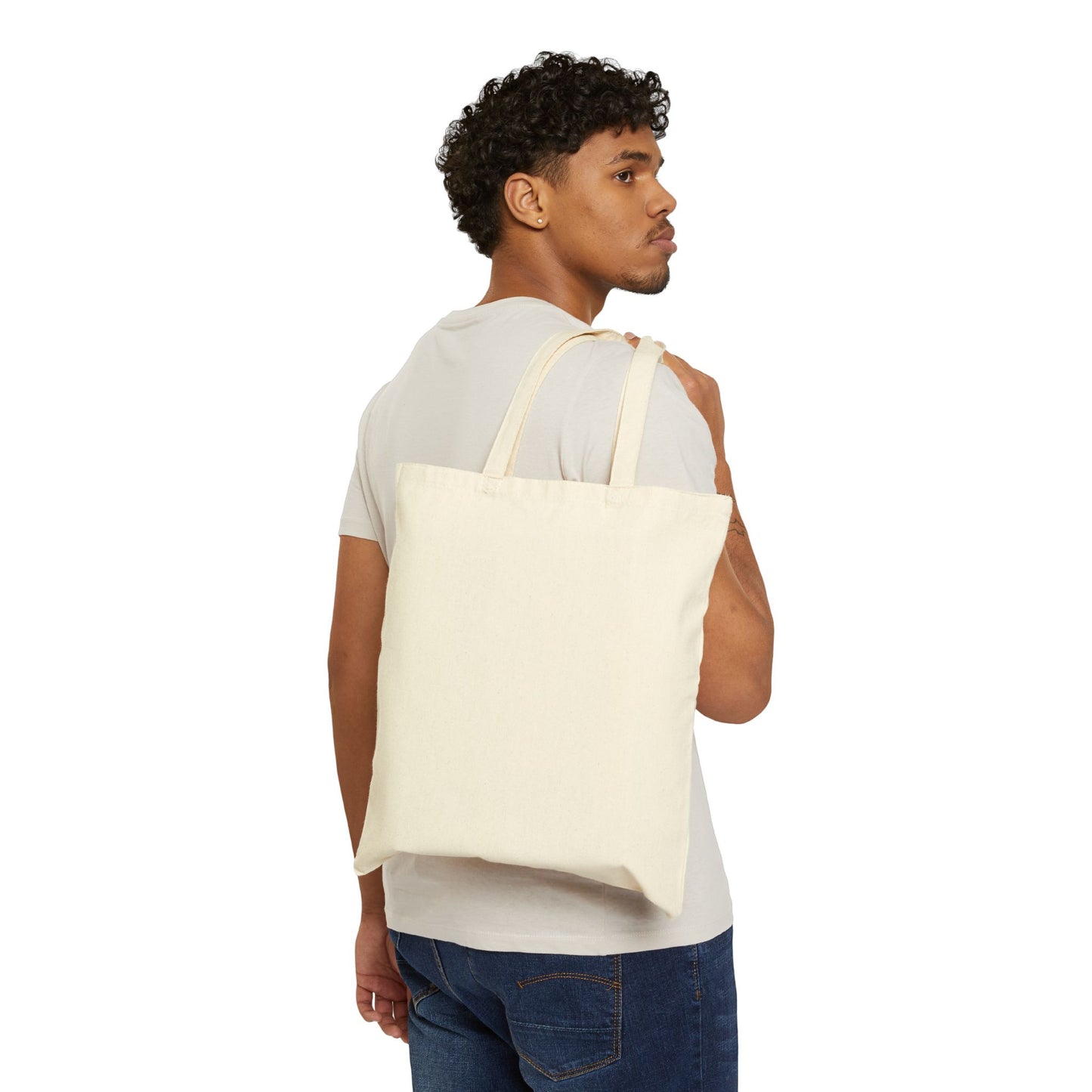 Perfectly Feral Canvas Tote Bag – Funny "All Day • Every Day" Quote Cotton Shopper