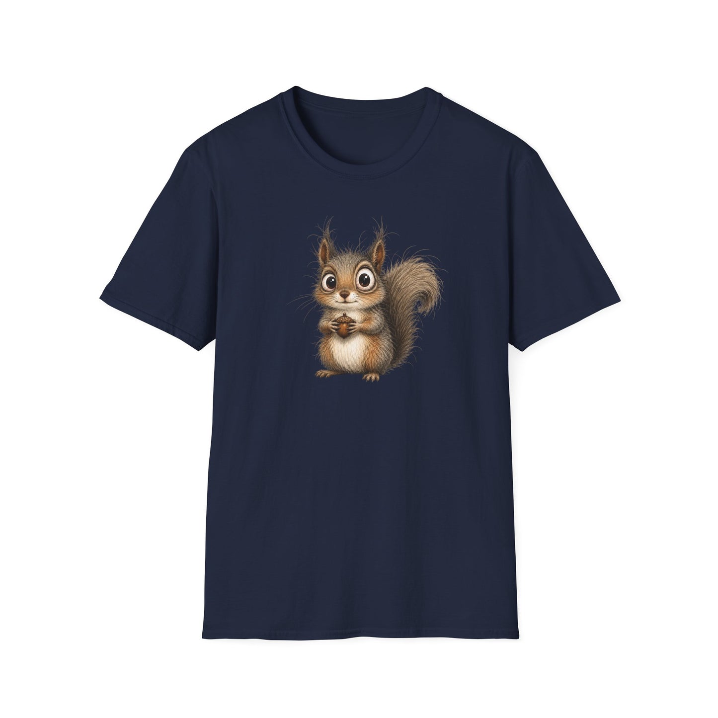 Cute Squirrel Graphic T-Shirt — Adorable Woodland Animal Tee