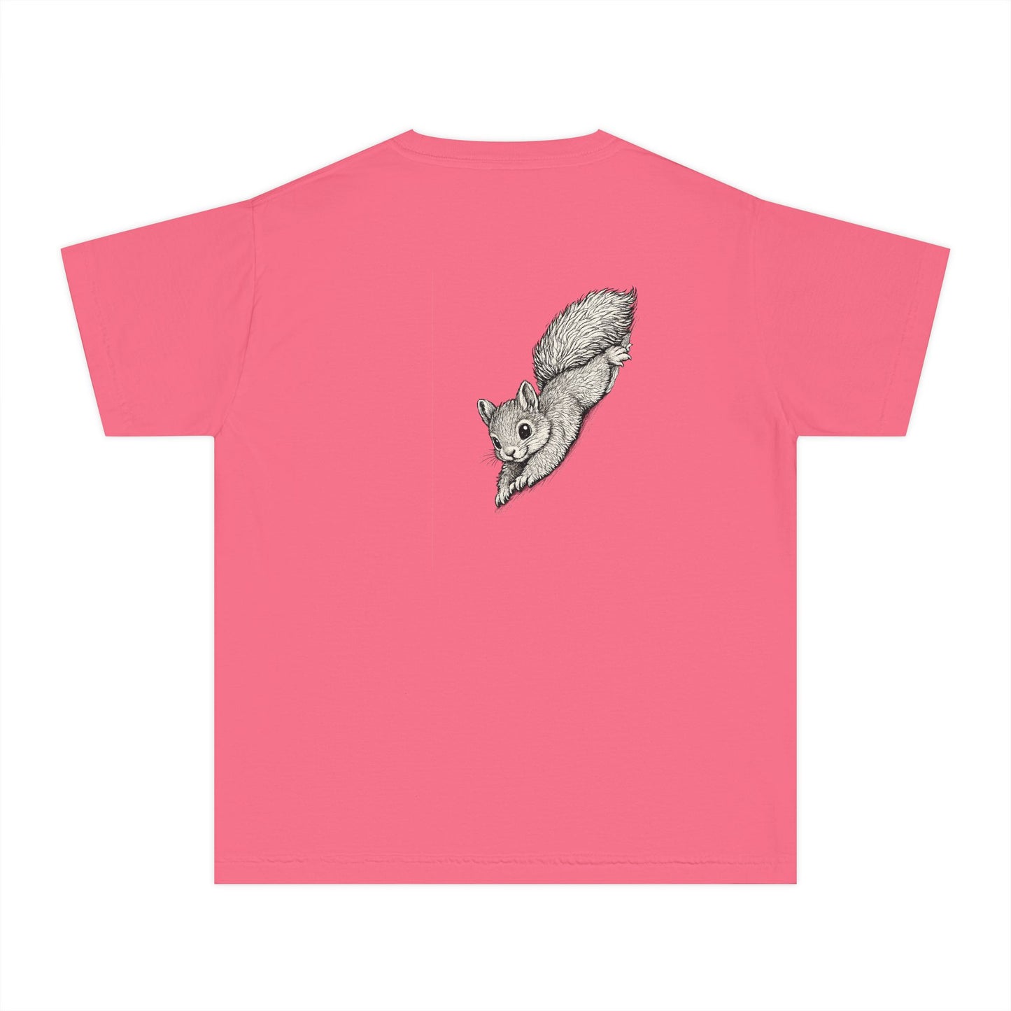 Youth Tee — Cute Hand-Drawn Squirrel Graphic Shirt