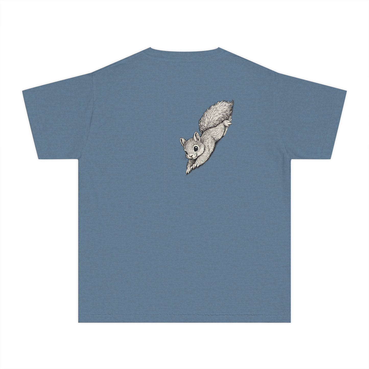 Youth Tee — Cute Hand-Drawn Squirrel Graphic Shirt