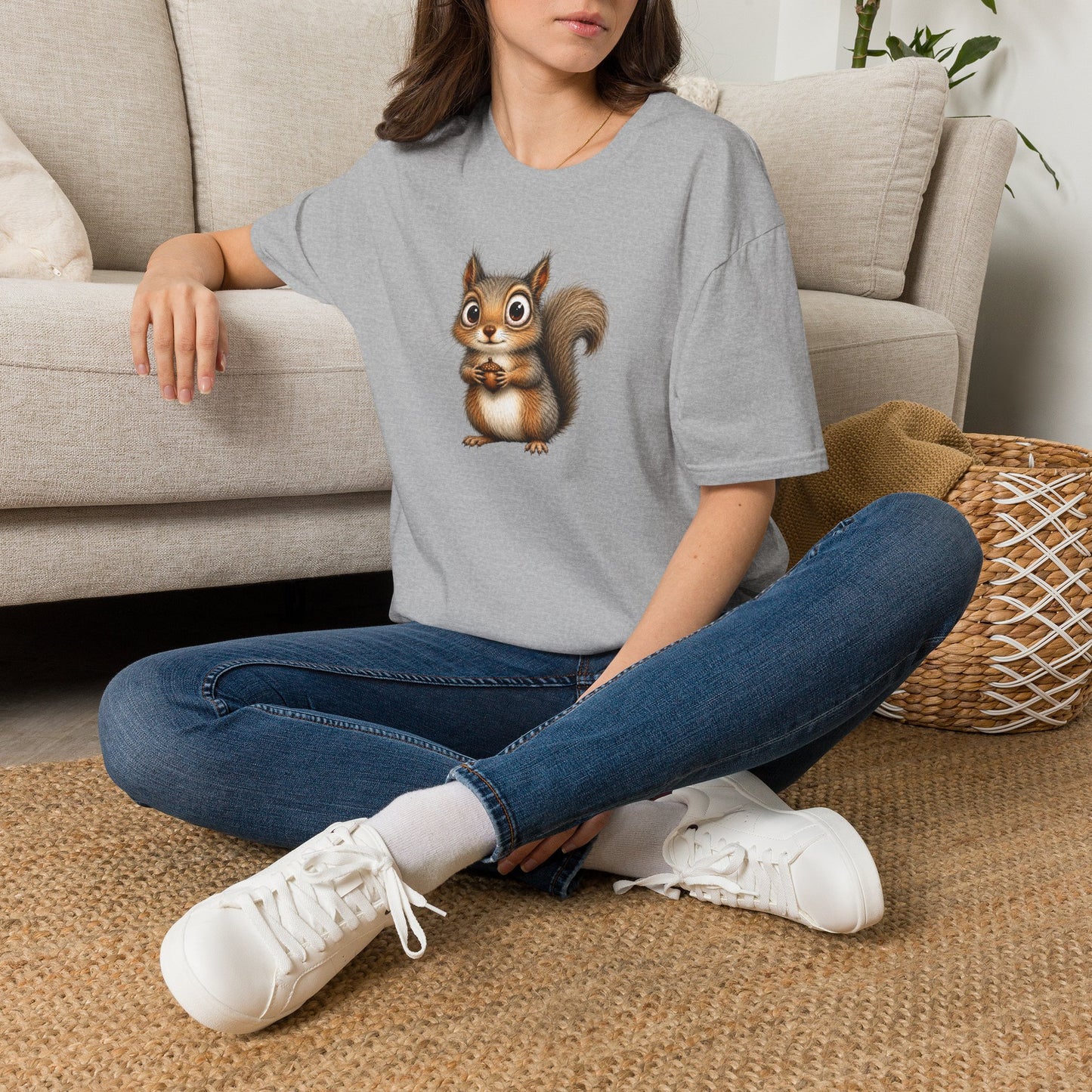 Cute Squirrel Graphic T-Shirt — Adorable Woodland Animal Tee