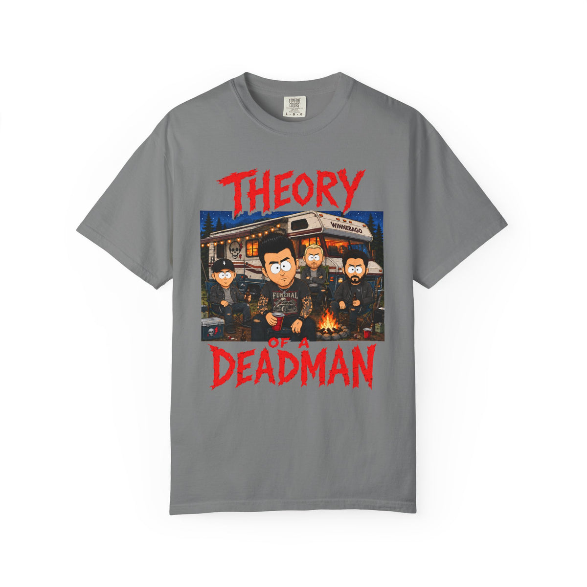 Theory of a Deadman Band Tee — Retro Concert Graphic T-Shirt