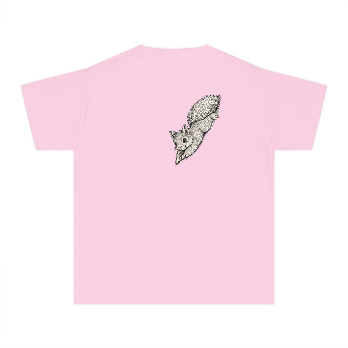 Youth Tee — Cute Hand-Drawn Squirrel Graphic Shirt