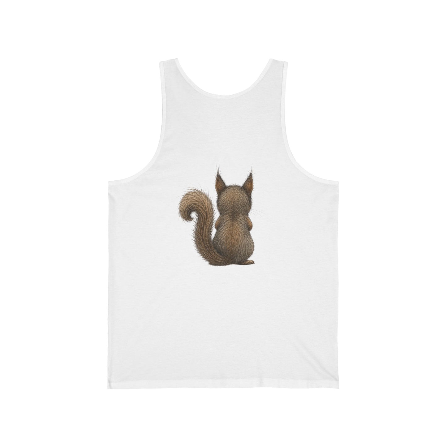 Cute Cartoon Squirrel Tank Top — Adorable Woodland Animal Graphic Tee