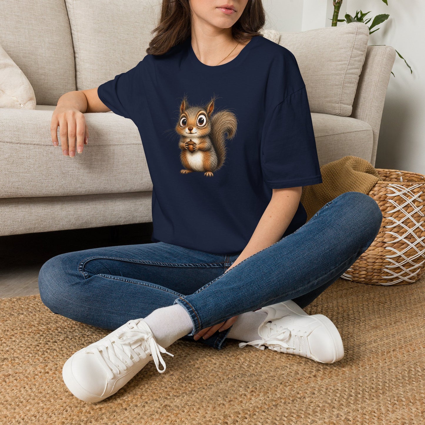 Cute Squirrel Graphic T-Shirt — Adorable Woodland Animal Tee
