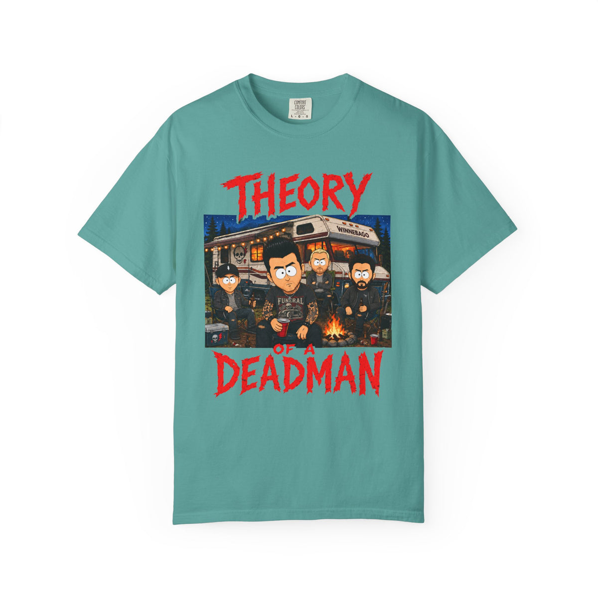 Theory of a Deadman Band Tee — Retro Concert Graphic T-Shirt