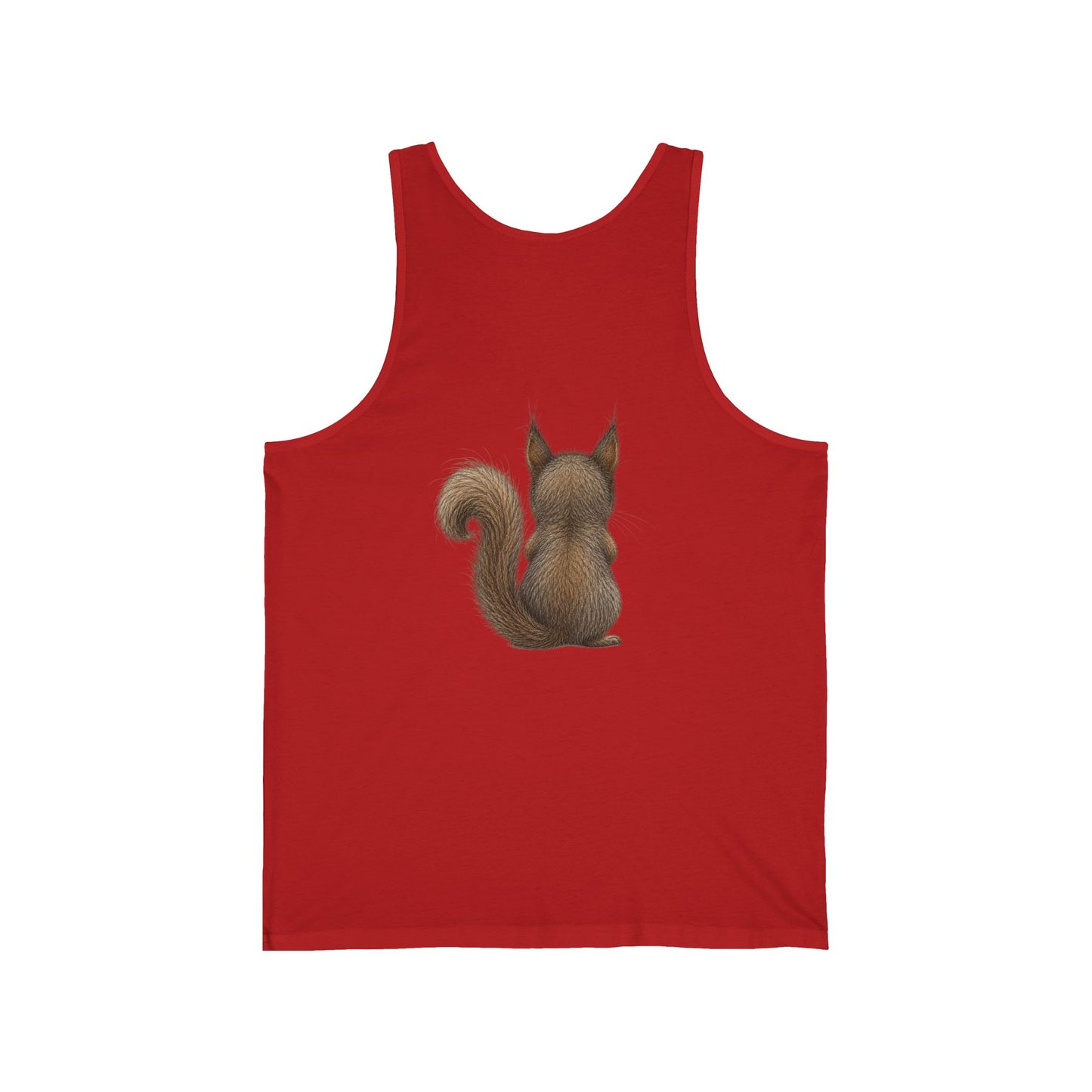 Cute Cartoon Squirrel Tank Top — Adorable Woodland Animal Graphic Tee