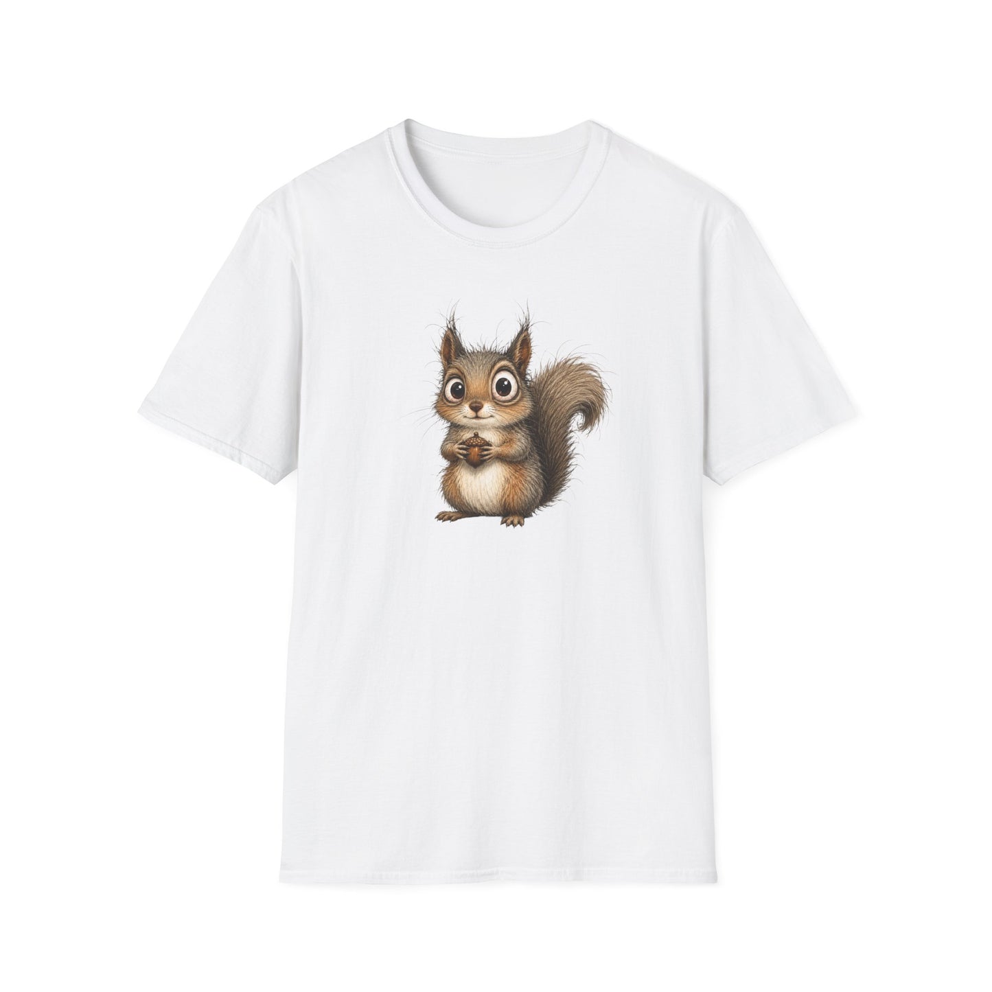 Cute Squirrel Graphic T-Shirt — Adorable Woodland Animal Tee
