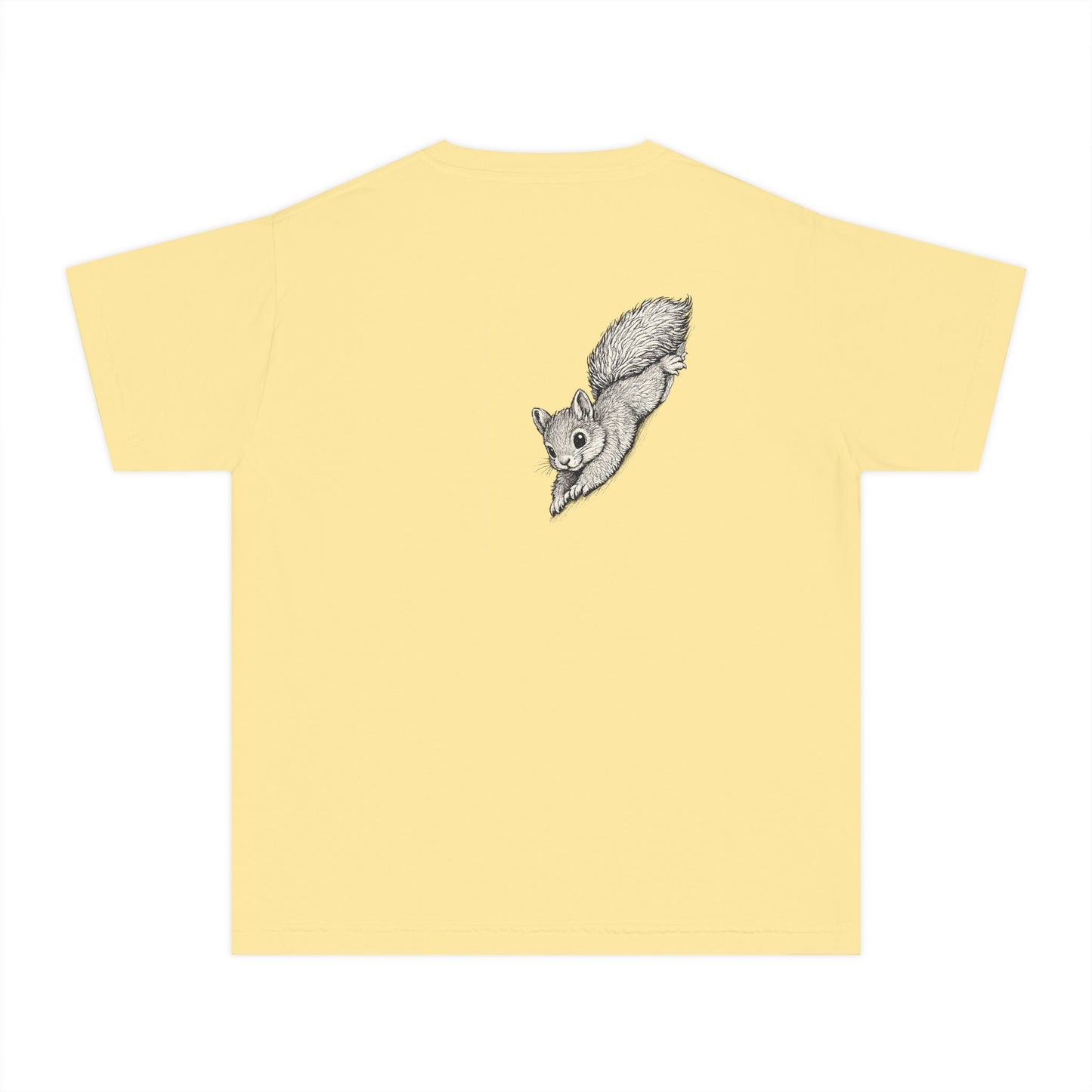 Youth Tee — Cute Hand-Drawn Squirrel Graphic Shirt