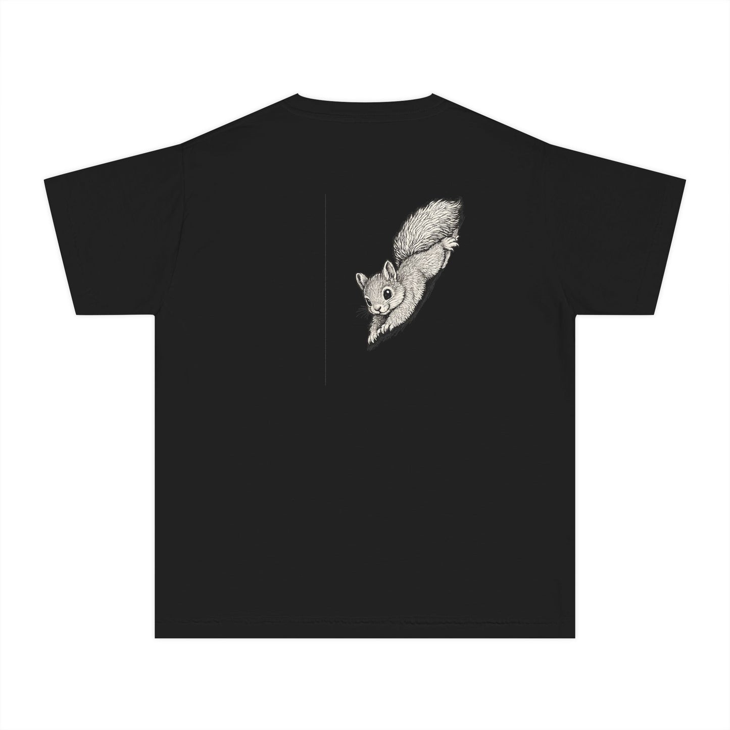 Youth Tee — Cute Hand-Drawn Squirrel Graphic Shirt