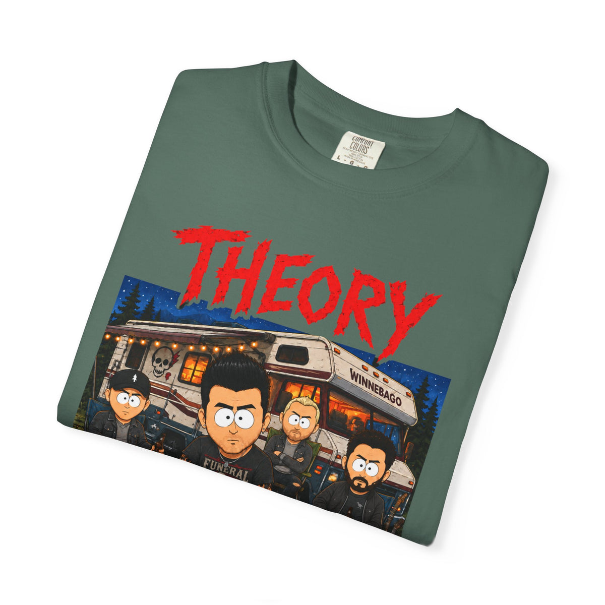 Theory of a Deadman Band Tee — Retro Concert Graphic T-Shirt