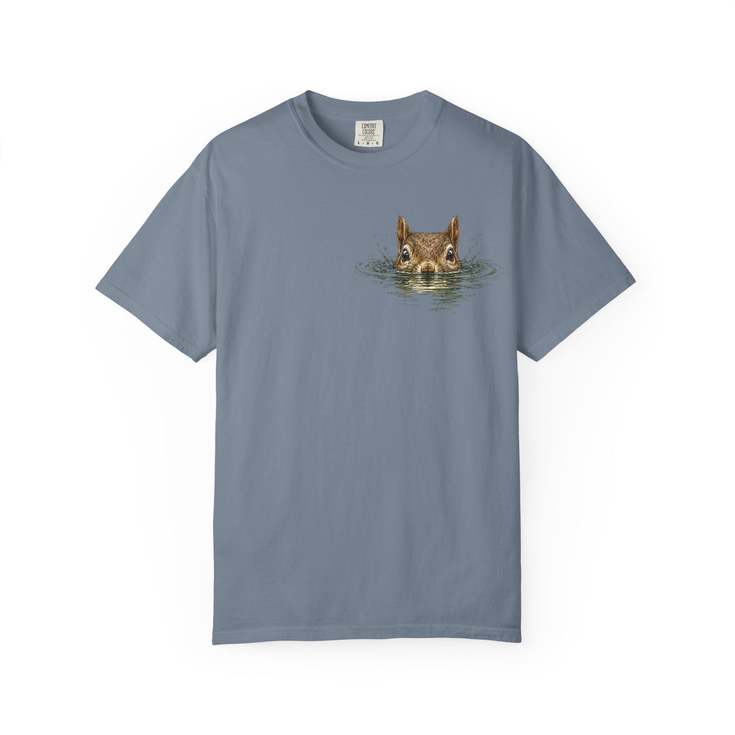 Squirrel Peek Graphic T-Shirt — Cute Woodland Animal Tee