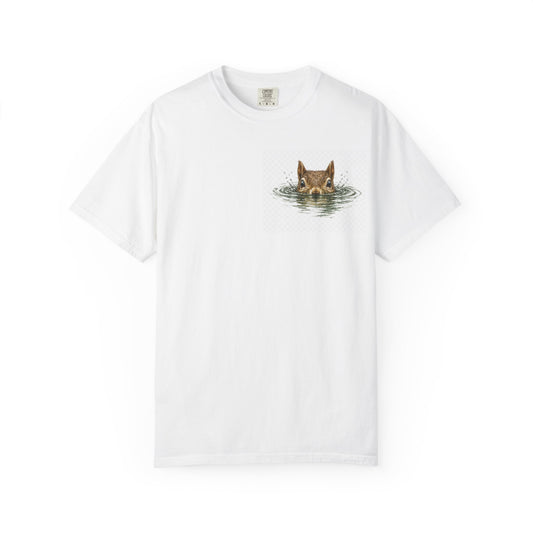 Squirrel Peek Graphic T-Shirt — Cute Woodland Animal Tee