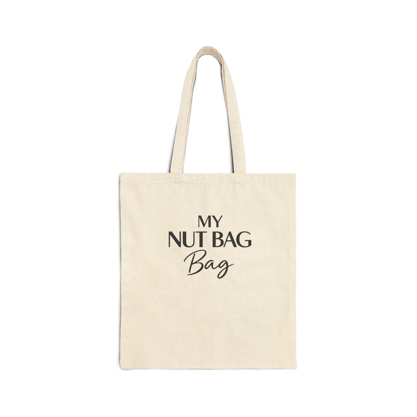 Tote — "My Nut Bag" Cute Squirrel Canvas Tote Bag