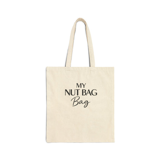 Tote — "My Nut Bag" Cute Squirrel Canvas Tote Bag
