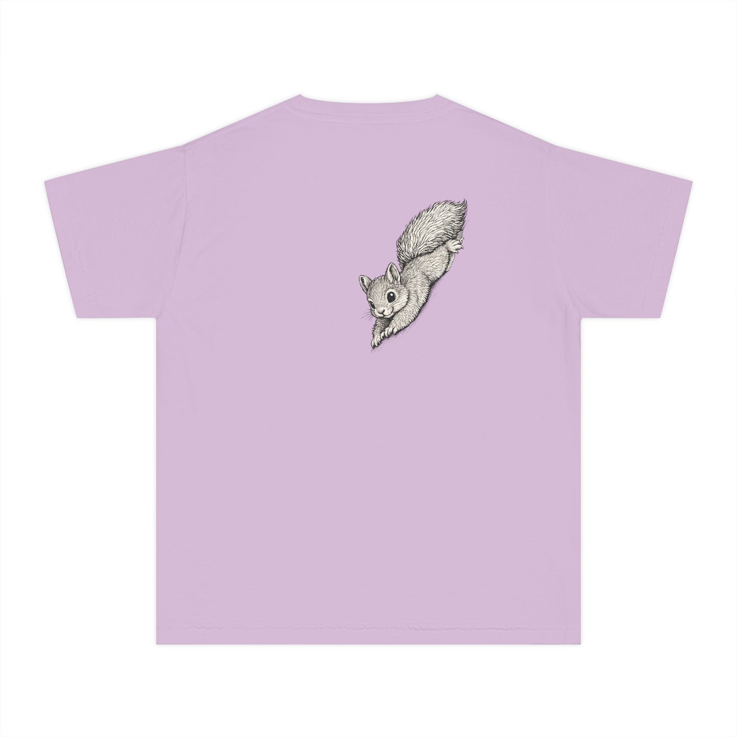 Youth Tee — Cute Hand-Drawn Squirrel Graphic Shirt